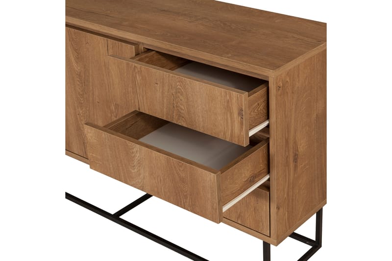 Pribeta Konsollbord 140 cm - Mørkebrun/Svart - Møbler - Bord - Avlastningsbord - Konsollbord