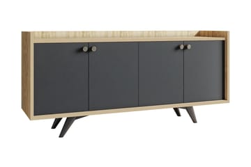 Qeleddun Avlastningsbord 150 cm - Natur/Antracit - Møbler - Bord - Avlastningsbord - Konsollbord
