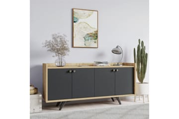 Qeleddun Avlastningsbord 150 cm - Natur/Antracit - Møbler - Bord - Avlastningsbord - Konsollbord