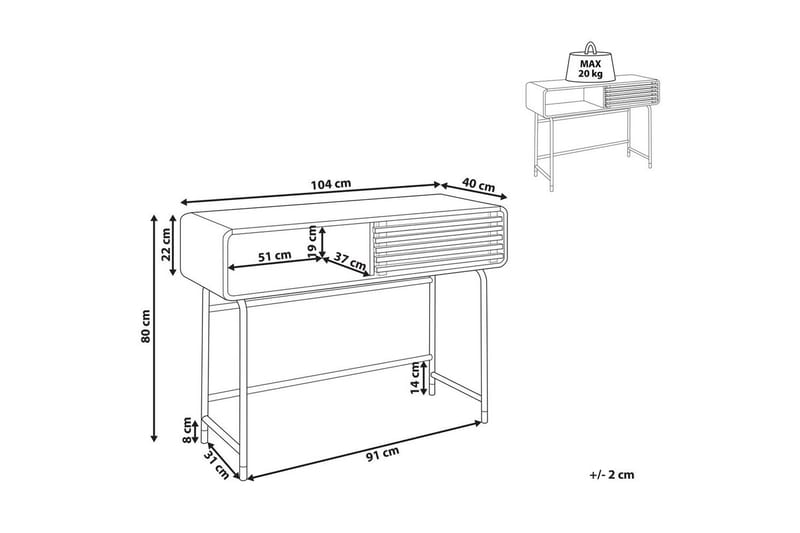 Konsollbord Rifle - Møbler - Bord - Avlastningsbord - Gangbord