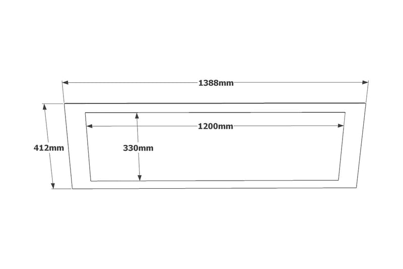 Rinorea Konsollbord 139x83,6 cm - Grønn - Møbler - Bord - Avlastningsbord - Konsollbord