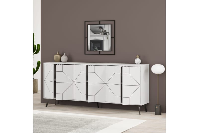 Rinorea Konsollbord 184x77,4 cm - Hvit - Møbler - Bord - Avlastningsbord - Konsollbord