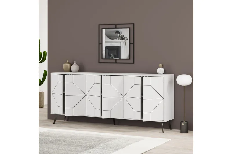 Rinorea Konsollbord 184x77,4 cm - Hvit - Møbler - Bord - Avlastningsbord - Konsollbord