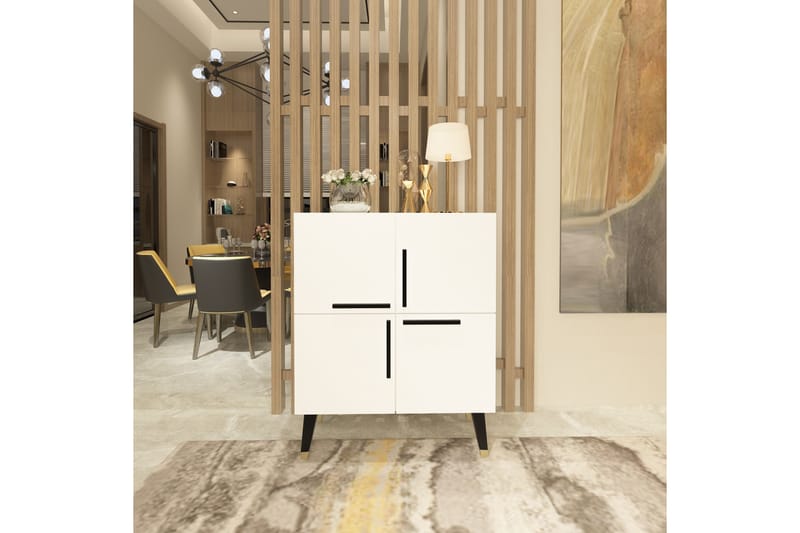 Rinorea Konsollbord 70x90 cm - Hvit - Møbler - Bord - Avlastningsbord - Konsollbord