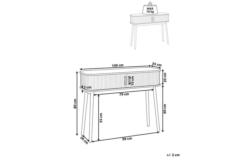 Konsollbord Selah - Møbler - Bord - Avlastningsbord - Gangbord