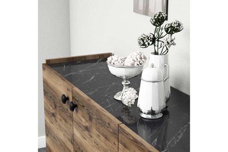 Sharod Skjenk 182 cm - Valnøtt - Møbler - Bord - Avlastningsbord - Konsollbord