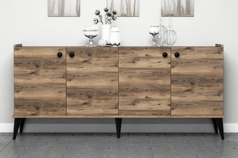 Sharod Skjenk 182 cm - Valnøtt - Møbler - Bord - Avlastningsbord - Konsollbord