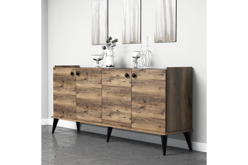 Sharod Skjenk 182 cm - Valnøtt - Møbler - Bord - Avlastningsbord - Konsollbord