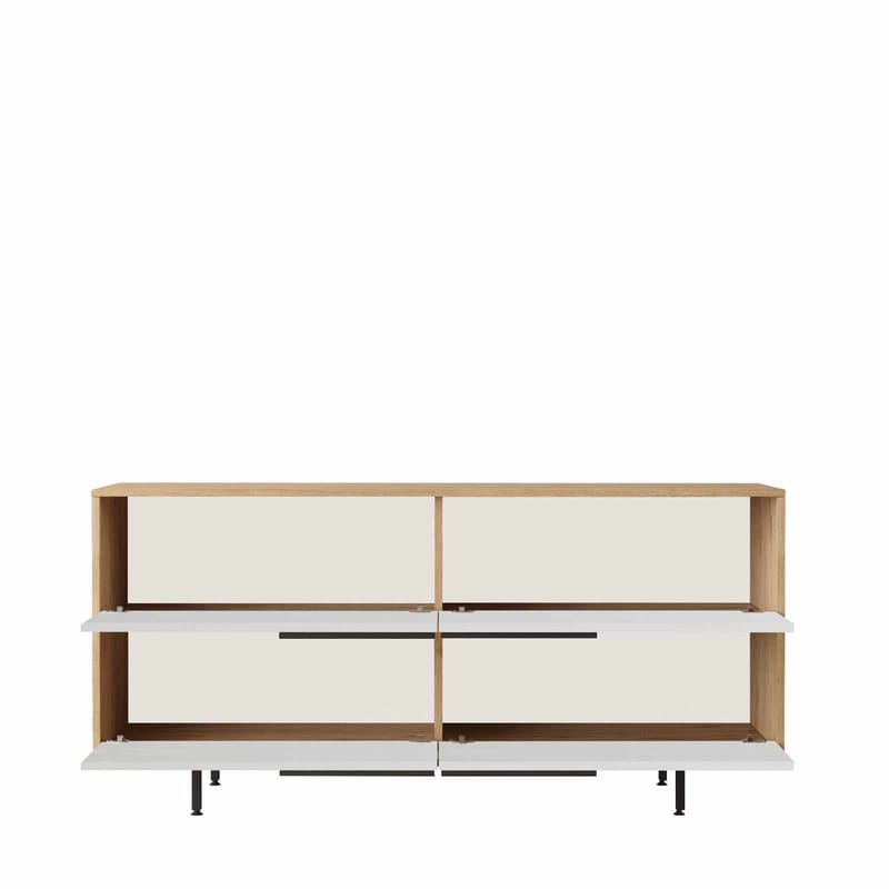 Konsollbord Skye Decor Dara (160 x 74,3 x 44,5 cm) natur hvit - Naturlig og hvit - Møbler - Bord - Avlastningsbord - Gangbord