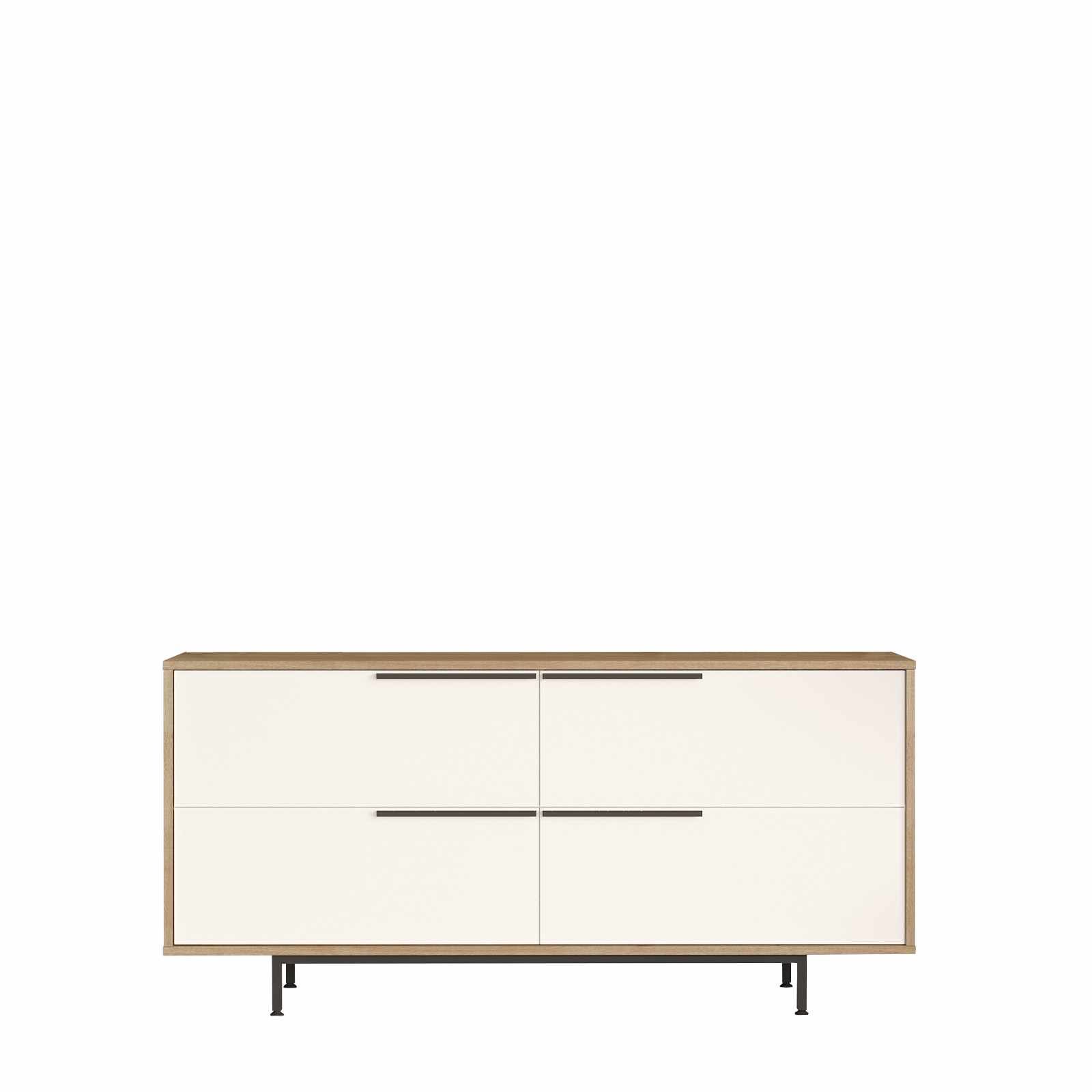 Konsollbord Skye Decor Dara (160 x 74,3 x 44,5 cm) natur hvit - Naturlig og hvit