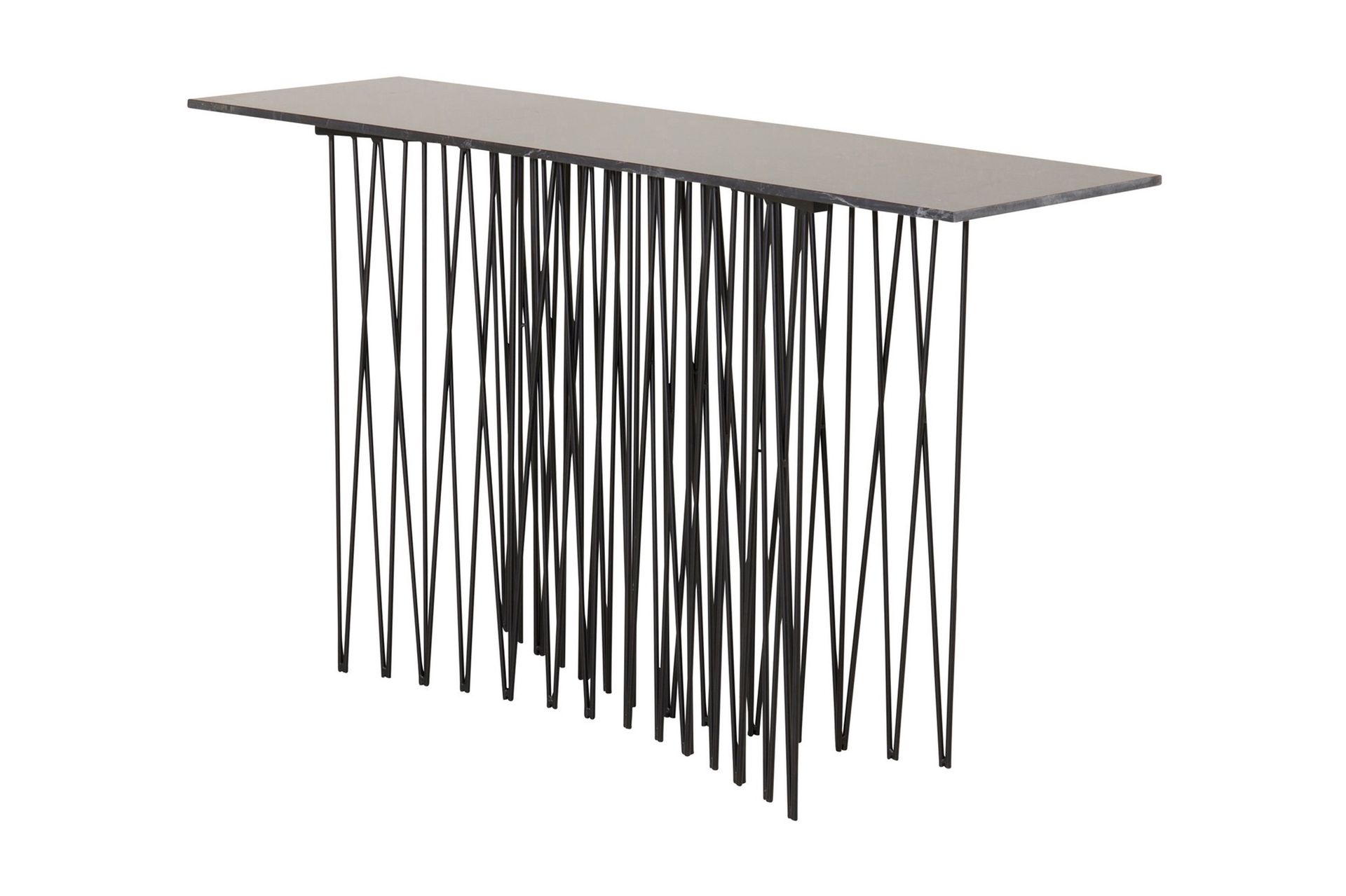 Stone Avlastningsbord 130 cm - Sort - Møbler - Bord - Avlastningsbord - Konsollbord