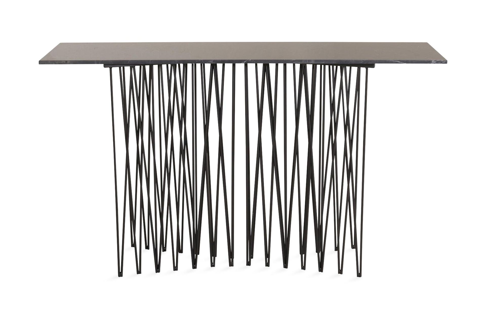Stone Avlastningsbord 130 cm - Sort - Møbler - Bord - Avlastningsbord - Konsollbord