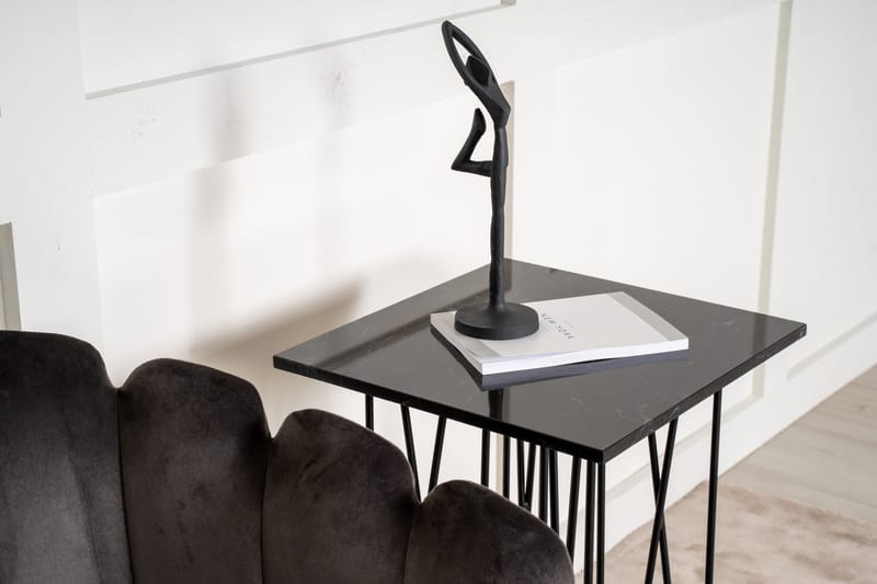 Stone Avlastningsbord 40 cm - Sort - Møbler - Bord - Avlastningsbord - Konsollbord