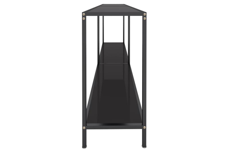 Konsollbord svart 180x35x75,5 cm herdet glass - Svart - Møbler - Bord - Avlastningsbord - Konsollbord
