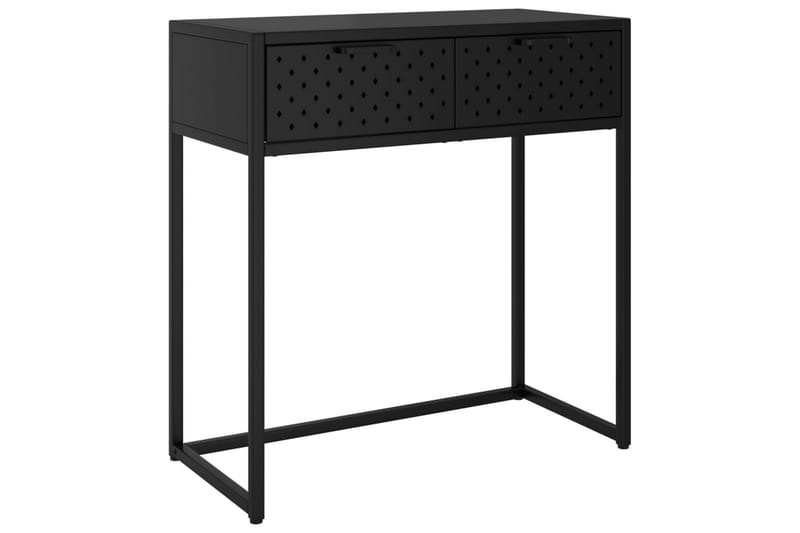 Konsollbord svart 72x35x75 cm stål - Svart - Gangbord - Konsollbord