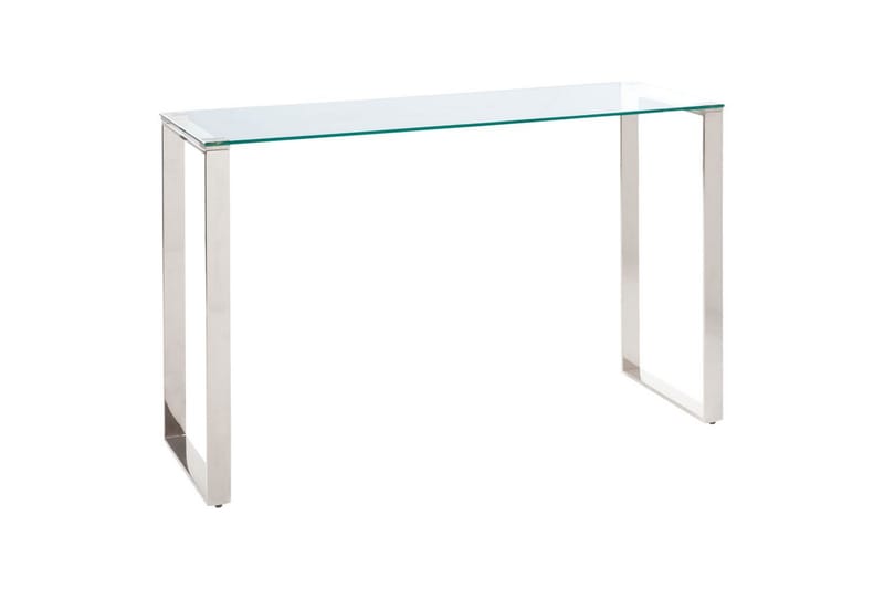 Konsollbord Tilon Sølv, Transparent - Sølv, Transparent - Møbler - Bord - Avlastningsbord - Gangbord