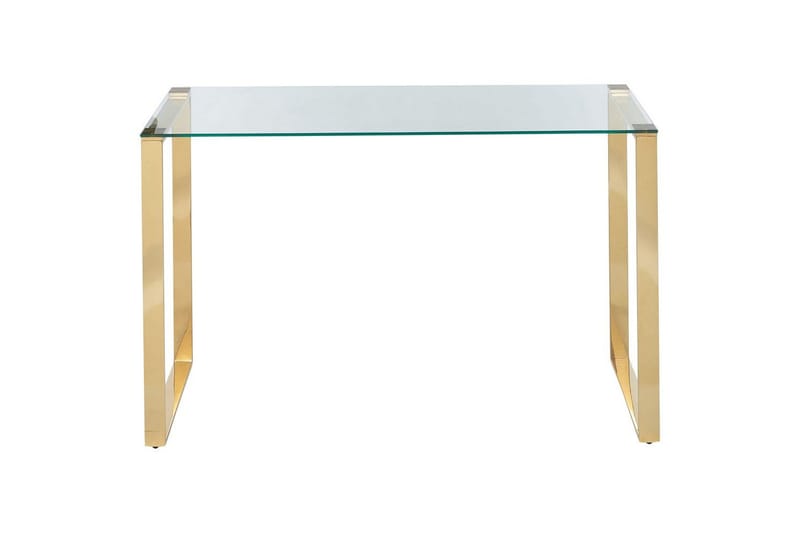 Konsollbord Tilon Transparent, gull - Transparent, gull - Møbler - Bord - Avlastningsbord - Gangbord