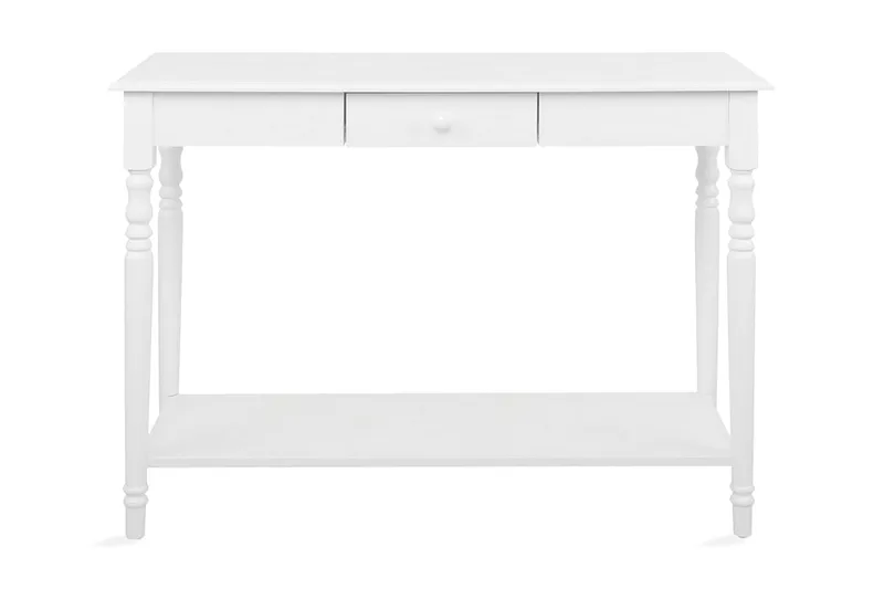 Tobago Avlastningsbord 102 cm, Hvit