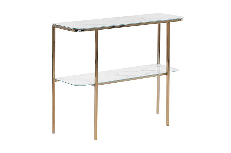 Konsollbord Vit, Guld, undefined