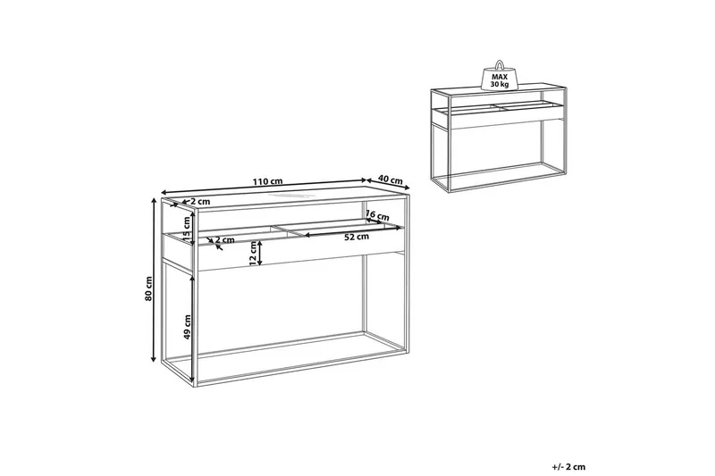 Konsollbord Waco - Møbler - Bord - Avlastningsbord - Gangbord
