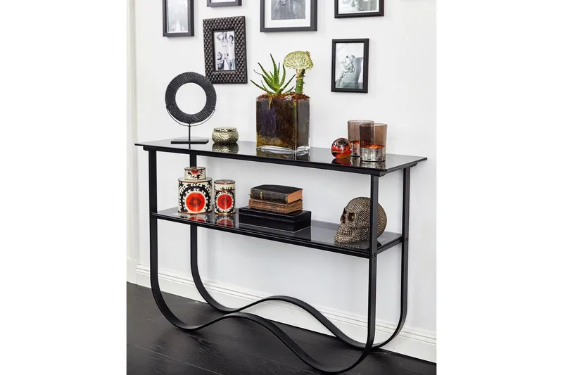 Wavy Avlastningsbord 117 cm - Sort - Møbler - Bord - Avlastningsbord - Konsollbord