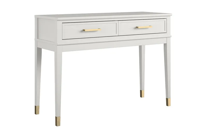 Westerleigh Konsollbord 105 cm Hvit - CosmoLiving - Møbler - Bord - Avlastningsbord - Konsollbord