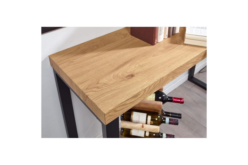 Konsollbord Wohnling 120 cm moderne konsoll med metallben Brun - Brun - Møbler - Bord - Avlastningsbord - Gangbord
