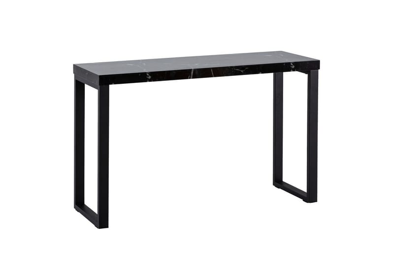 Konsollbord Wohnling 120 cm moderne konsoll med metallben Svart - Svart - Møbler - Bord - Avlastningsbord - Gangbord