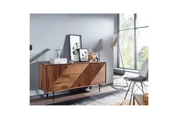 Konsollbord Wohnling Brun, Svart - Oppbevaring - Oppbevaringsmøbler - Sideboard & skjenker
