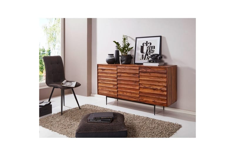 Konsollbord Wohnling Brun, Svart - Oppbevaring - Oppbevaringsmøbler - Sideboard & skjenker