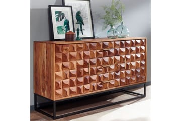 Konsollbord Wohnling Brun, Svart - Oppbevaring - Oppbevaringsmøbler - Sideboard & skjenker