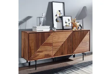 Konsollbord Wohnling Brun, Svart - Oppbevaring - Oppbevaringsmøbler - Sideboard & skjenker