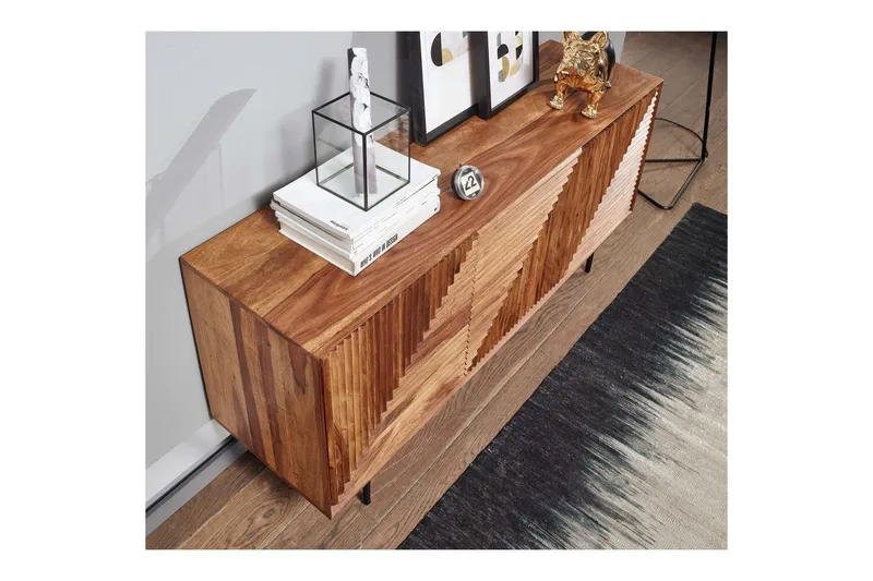 Konsollbord Wohnling Brun, Svart - Oppbevaring - Oppbevaringsmøbler - Sideboard & skjenker