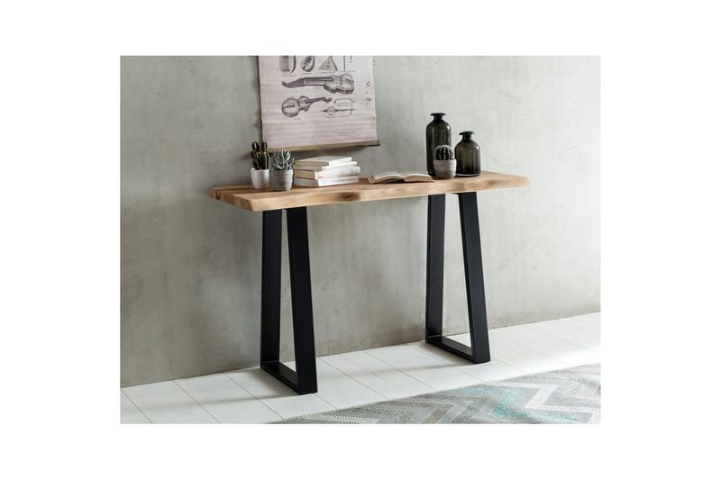 Konsollbord Wohnling Gaya heltre landlig stil med trekantet kant - Møbler - Bord - Avlastningsbord - Gangbord