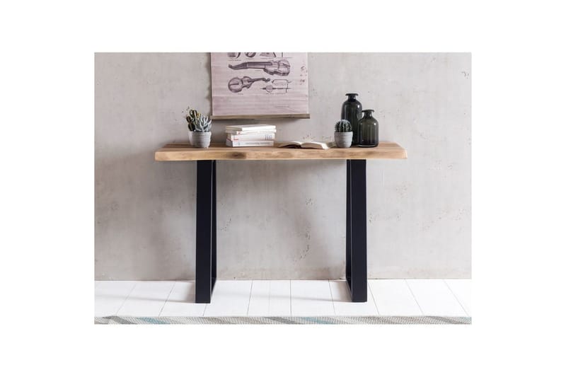 Konsollbord Wohnling Gaya heltre landlig stil med trekantet kant - Møbler - Bord - Avlastningsbord - Gangbord