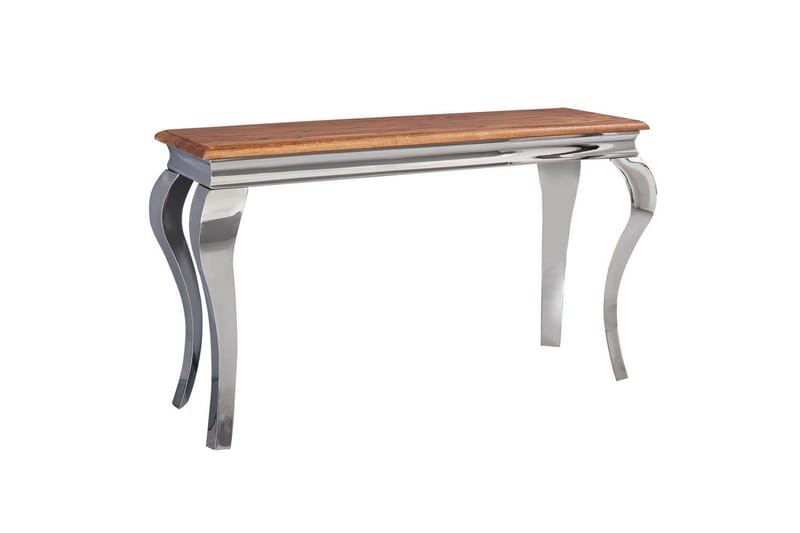 Konsollbord Wohnling Heltre 130 cm Krom metallben Landlig stil - Møbler - Bord - Avlastningsbord - Gangbord