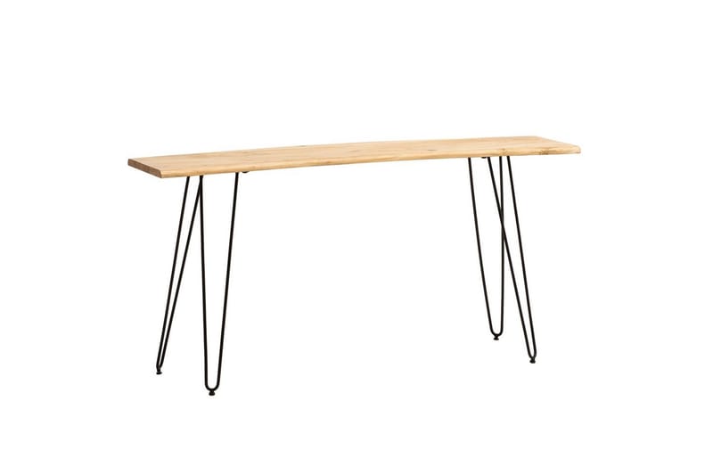 Konsollbord Wohnling Massivt treverk hårnålben tre kant 150 cm - Møbler - Bord - Avlastningsbord - Gangbord