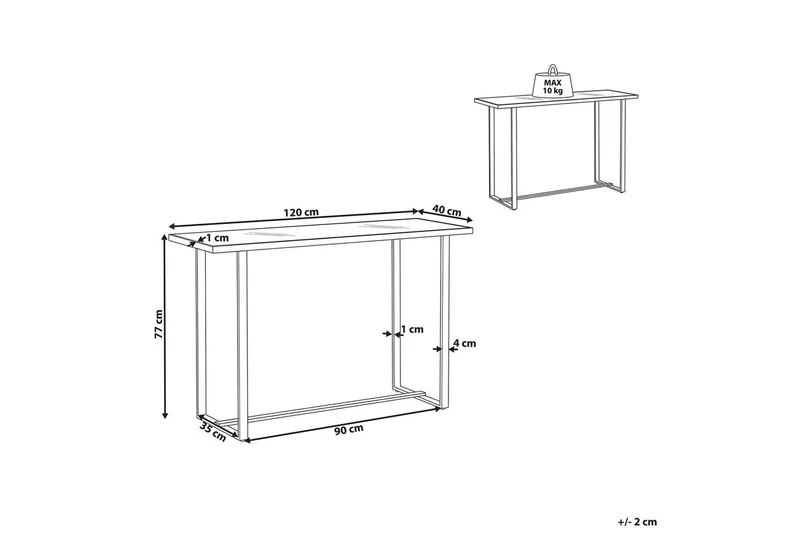 Konsollbord Plano - Møbler - Bord - Avlastningsbord - Gangbord