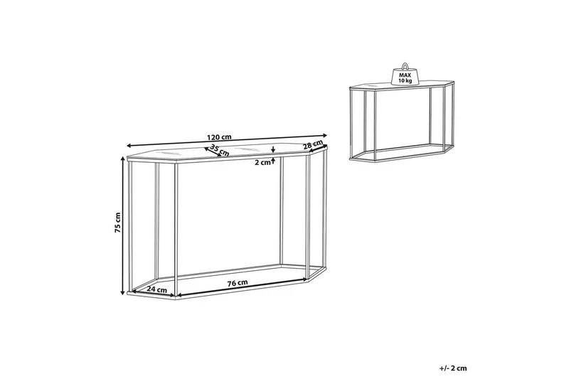 Konsollbord Perrin - Møbler - Bord - Avlastningsbord - Gangbord