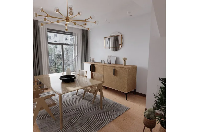 Kunar Konsollbord 180 cm - Hvit/Natur - Møbler - Bord - Avlastningsbord - Gangbord