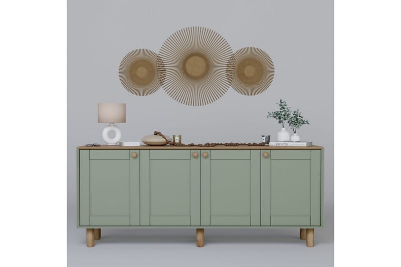 Kuniyoshi Konsollbord 180 cm - Grønn - Møbler - Bord - Avlastningsbord - Gangbord