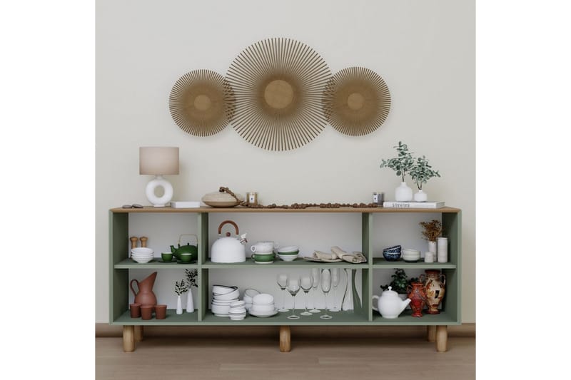 Kuniyoshi Konsollbord 180 cm - Grønn - Møbler - Bord - Avlastningsbord - Gangbord