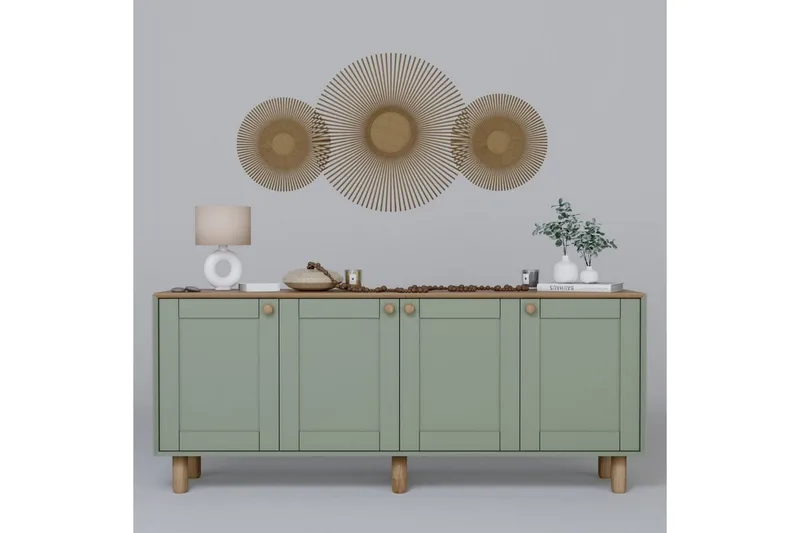 Kuniyoshi Konsollbord 180 cm, Grønn