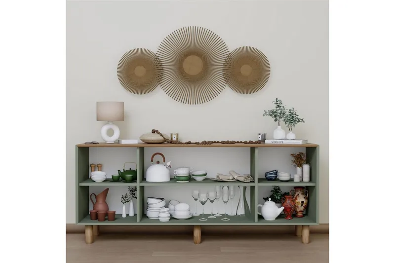 Kuniyoshi Konsollbord 180 cm - Grønn - Møbler - Bord - Avlastningsbord - Gangbord