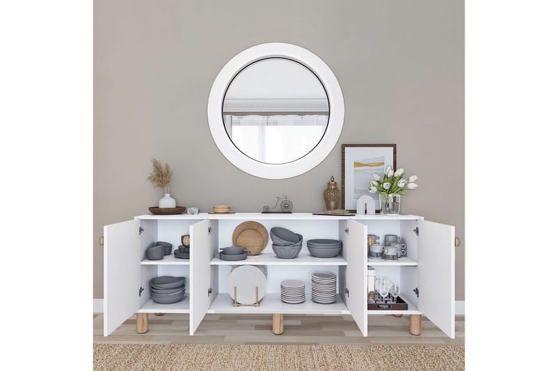 Kuniyoshi Konsollbord 180 cm - Hvit - Møbler - Bord - Avlastningsbord - Gangbord