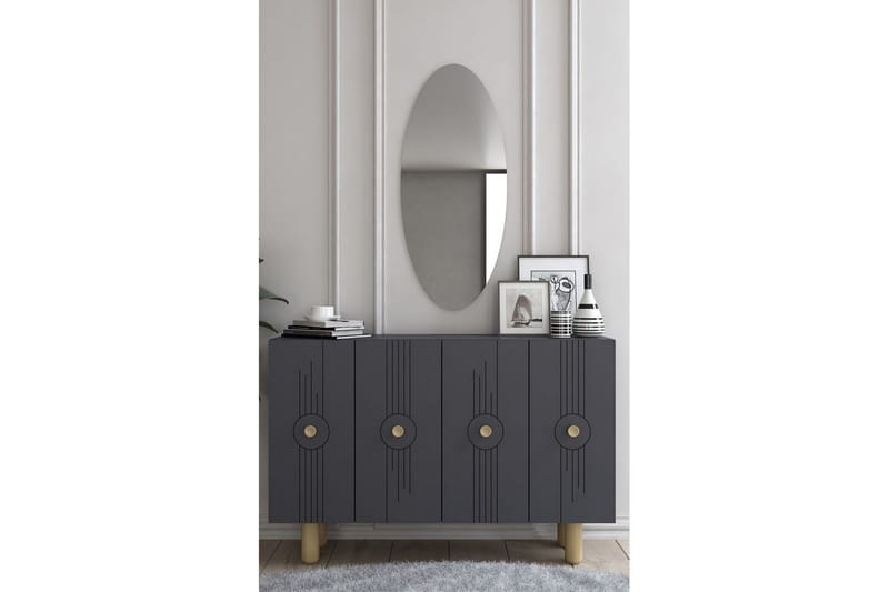 Kyrosen Konsollbord 120 cm - Antrasitt - Møbler - Bord - Avlastningsbord - Gangbord