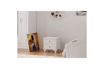 Kyvor Nattbord 45 cm - Matt Hvit - Møbler - Bord - Avlastningsbord - Sengebord & nattbord