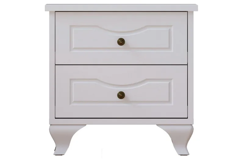 Kyvor Nattbord 45 cm, Matt Hvit