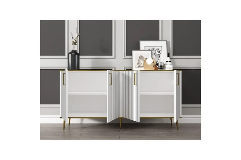 Lacus Konsollbord 150 cm - Hvit - Møbler - Bord - Avlastningsbord - Gangbord