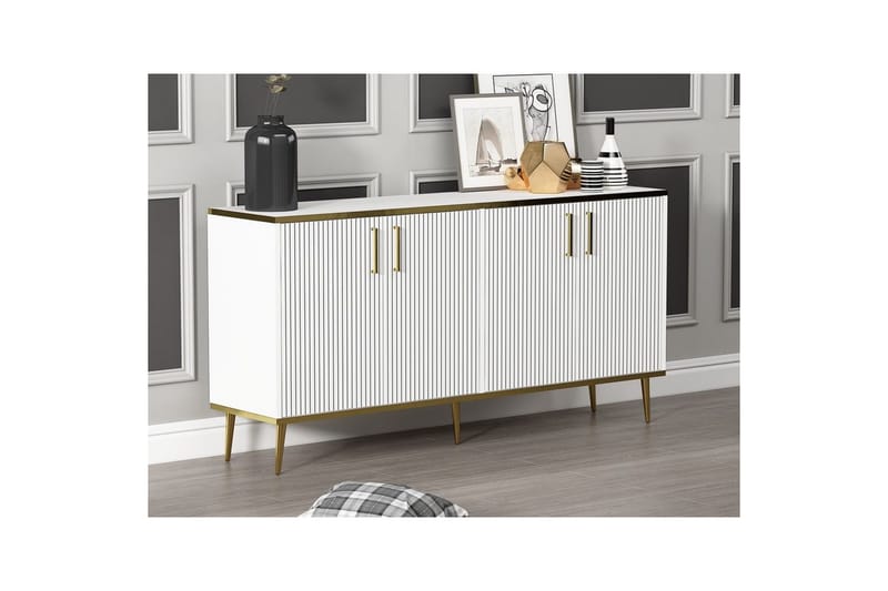 Lacus Konsollbord 150 cm - Hvit - Møbler - Bord - Avlastningsbord - Gangbord